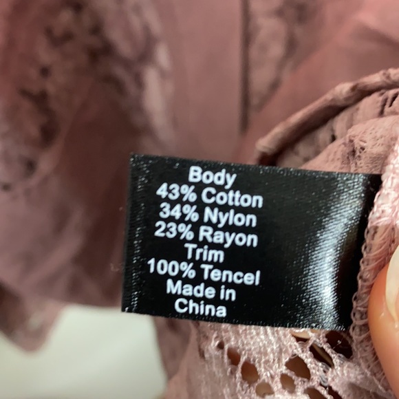 Lane Bryant woodrose longline lace anorak utility jacket size 14 / 16 petite - Picture 12 of 13